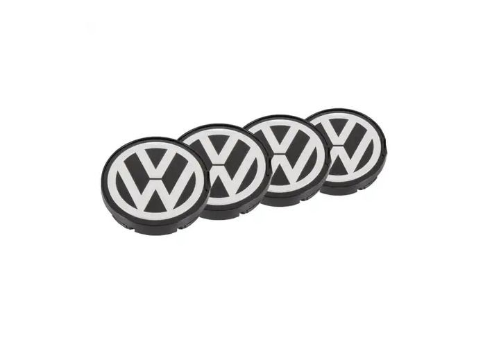 4x 55mm Alloy Wheel Volkswagen Centre caps for New VW Polo T-Cross 6NO 601 171