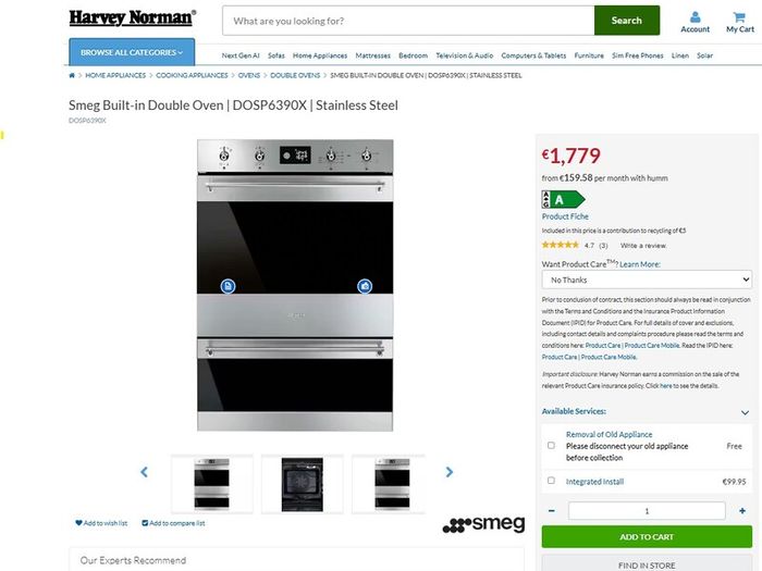 Smeg Built-in Double Oven | DOSP6390X for sale