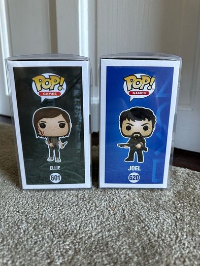 Funko Pop! The Last of Us: Ellie #601 & Joel #620
