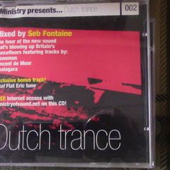 Ministry Presents.... Dutch Trance: Mixed by Seb Fontaine CD
