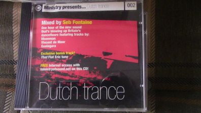 Ministry Presents.... Dutch Trance: Mixed by Seb Fontaine CD