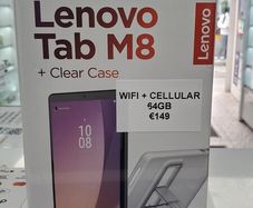 Lenovo tab M8 + Clear Case