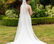 Wedding Veil Ivory Chapel Length
