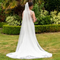 Wedding Veil Ivory Chapel Length