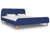main image for ad Bed Frame Blue Fabric 180x200 cm 6FT Super King