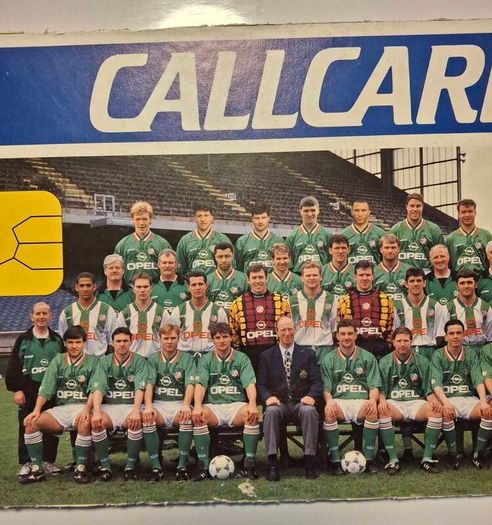 Irish Telecom Eireann Callcard Cardboard Advertising For Irish Soccer Team Usa World Cup 94 10units 14" X 9 " ,, 36cm X 23cm