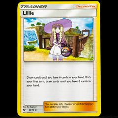 Lillie 62/73 Uncommon Trainer Sun Moon Shining Legends Pokemon Card