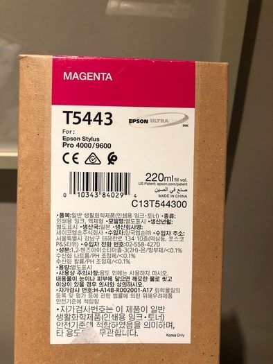Epson T5443 220ml ink cartridge Magenta