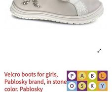 Brand New Pablosky Girls Boots  Size 34