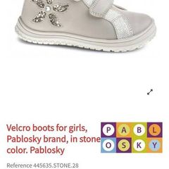 Brand New Pablosky Girls Boots  Size 34