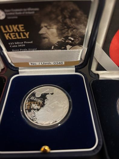 Modern Irish Musicans commemorative coin set