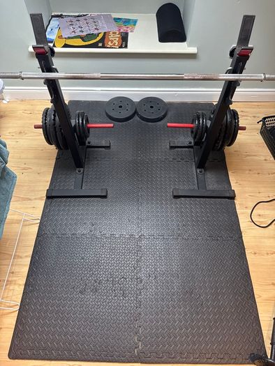 Adjustable rack and weights