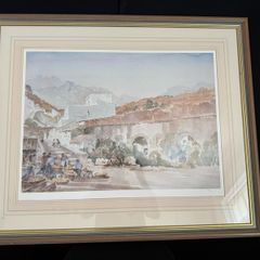 Francis Russell Flint Limited Edition Print - The Aqueduct (493/500) - Framed 96x80cm