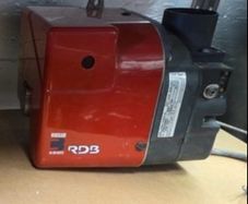 oil burner for central heating