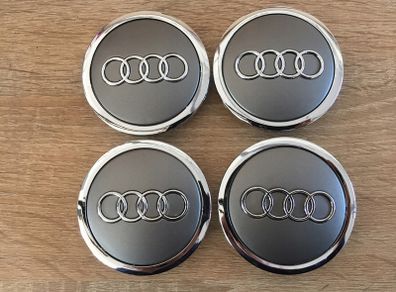 4 x Audi Alloy Wheel Centre Caps 69mm