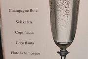 Bohemia Angela 6 Champagne Flute in box.