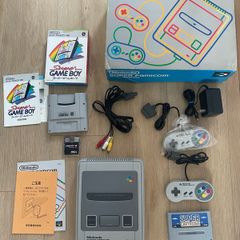 Super Famicom SNES Console Boxed CIB + Flash Card SNES 8gb sd Card + Super Game Boy Boxed + Gameboy Flash Card with 4GB micro sd
