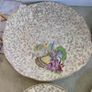 Vintage 1950 Empire Ware Crinoline Lady 2 Cups +saucers + 2 Side Plates And Cake Plate Image 4