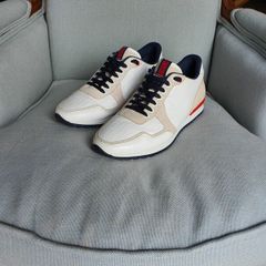 Carolina Herrera luxury mens leather trainers