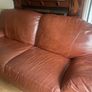 Brown Leather High-Quality Sofa for Sale Image 3