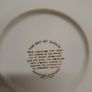 25th Wedding anniversary gift plate 24 kt gold Image 4