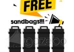 High Capacity set of 4 Sandbag Weights (up to 50kg)
