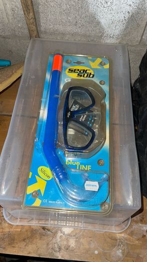 Seac Sub Blue Line Snorkle Set