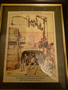 framed Guinness prints