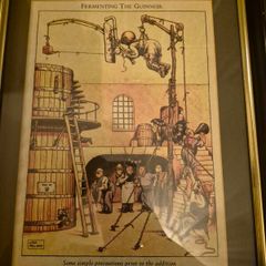 framed Guinness prints