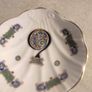 Royal Tara Book of Kells Letter Shell Shaped Trinket Dish a rare find. Handmade in Galway Image 4