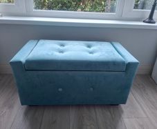 Suede storage box