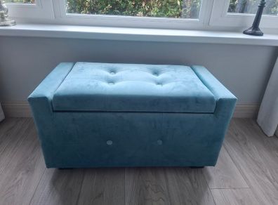 Suede storage box