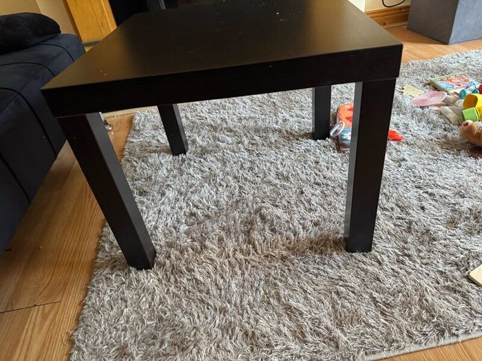 Black Saloon Table  Carpet Optional