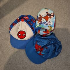 Spiderman caps and pencil case