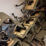 Excellent condition office chairs olive green in colour.. Image 4