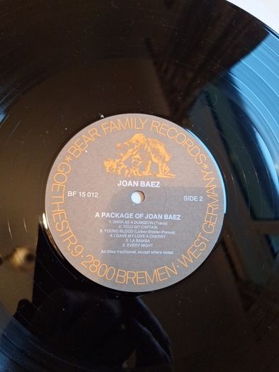 Vinyl Joan Baez A Package of...