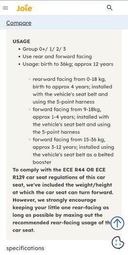 Joie Every Stage Car Seat
