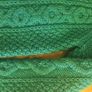 Vintage 80's Child's Handknit Green Aran Jumper Image 2
