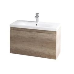 Bathroom vanity unit with matching ceramic  sink
