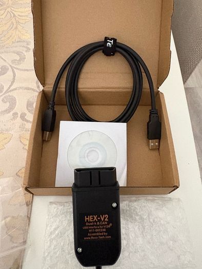 2026 Newest Unlimited VINs VCDS Auto-com Diagnostic Coding VAG HEX V2 VAG-COM Hardware Interface FOR VW AUDI Skoda Seat Real V2