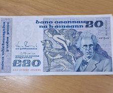Irish Bank Notes - Yeats - 20 Punt Note