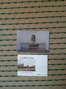 GPO design and mail coach  postcards