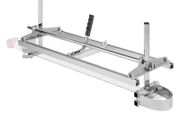 Portable Sawmill 35.6cm-91.4cm Guide Bar Galvanized Steel Chainsaw Planking 0.5cm-30cm Thickness, Wood Lumber Cross Cutting Saw Mill for Builders and Woodworkers, Silver