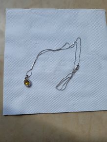 white gold pendant