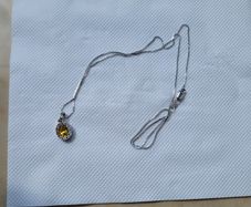 white gold pendant