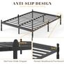 Metal King Size Bed Frame with Underbed Storage and Steel Slat Support - Easy Assembly, Noise Free - 35.5cm High Image 5