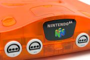 Nintendo N64 Funtastic Fire Orange Console - Mint Condition