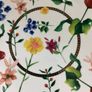 Ceramic Footed Floral Cake Display Plate Image 2