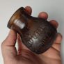 285 - Vintage 4oz Brown Amber Glass Bovril Decorative Collectible Display Bottle Image 2