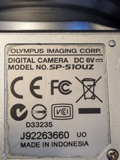 OM SYSTEM OLYMPUS SP-510 Ultra Zoom 7.1MP Digital Camera with Digital Image Stabilized 10x Optical Zoom